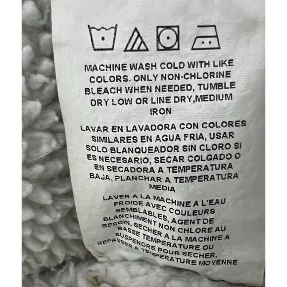 Wrangler Western Sherpa Lined Denim Trucker Jacket Blue Size XL 74256RT - Picture 8 of 12